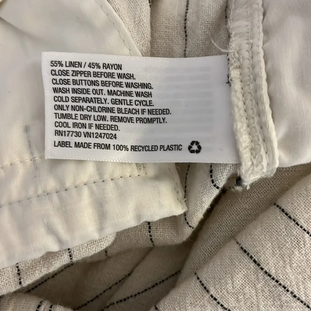 a new day High-Rise Linen Pleat Front Straight Trousers - Size 14 - Image 10