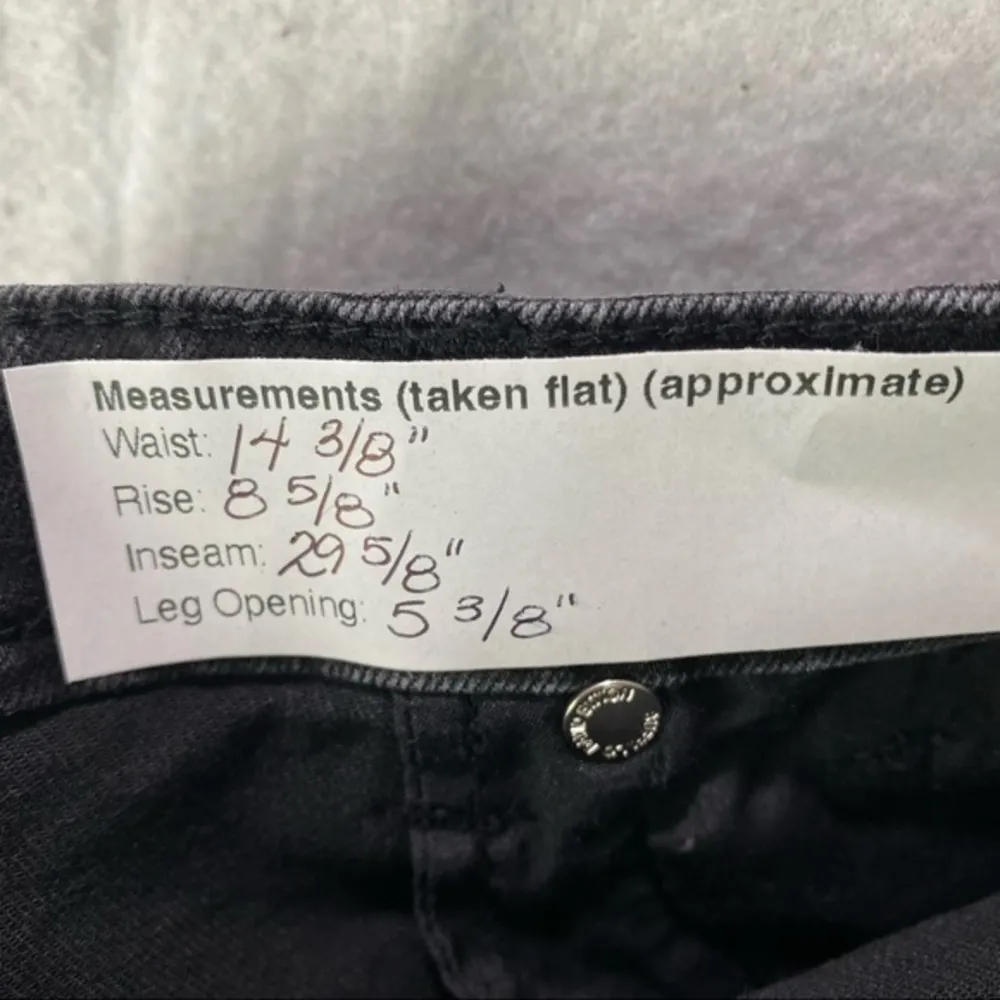 Buffalo David Bitton Francesca Womens Jeans Size 2 Stretch Gray Denim Skinny Mid - Image 9