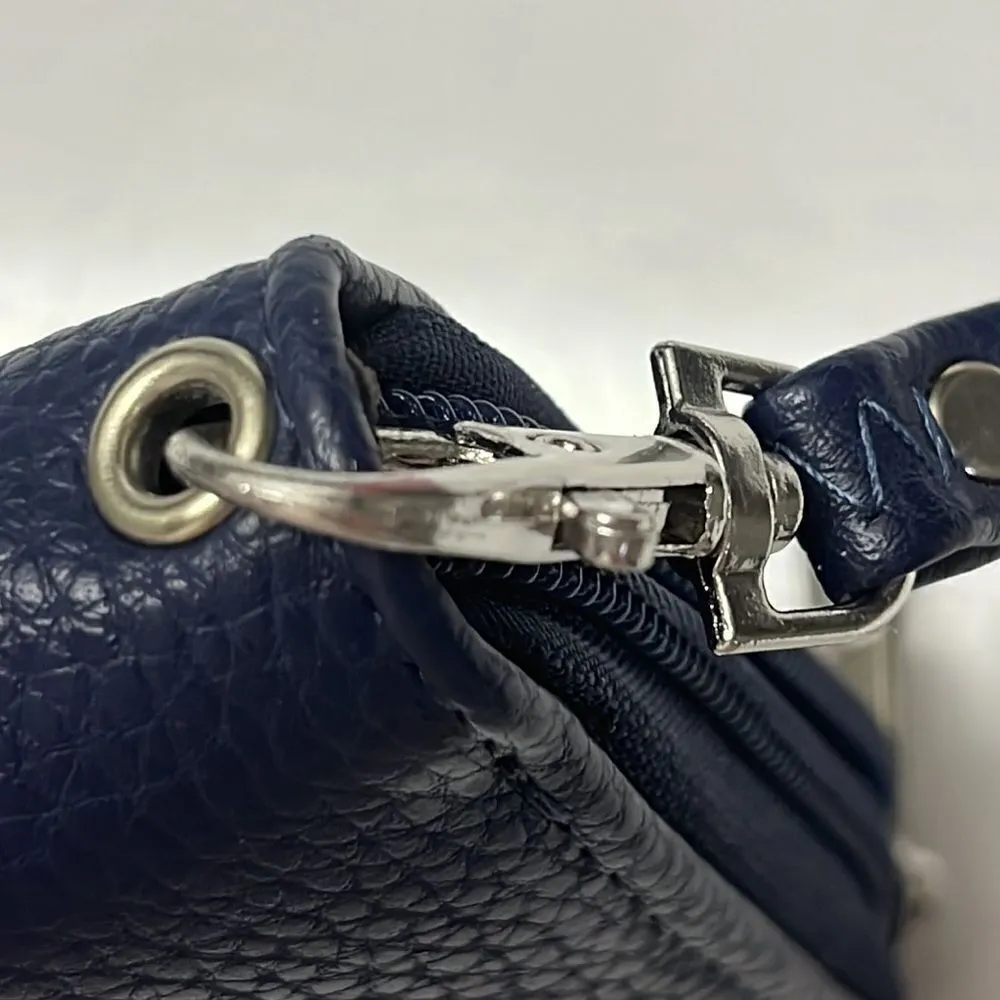 NFL Officially Licensed Zip Organizer Blue Wallet New York Giants Wristlet - Image 15