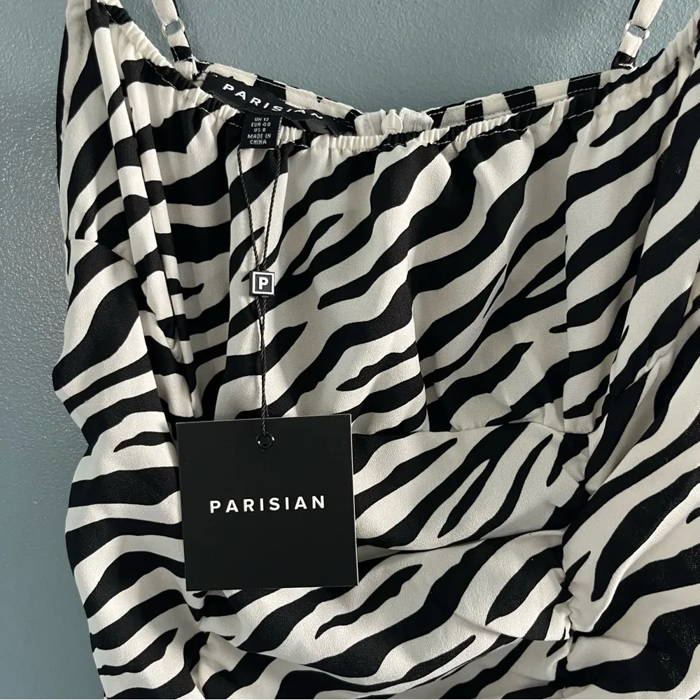 ASOS Parisian Cami Strap Zebra Print Mini Dress - Image 4
