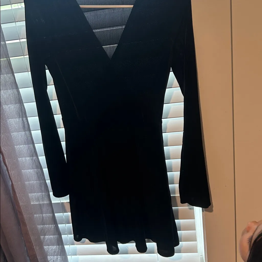 Express Black Long Sleeve Dress - Image 2