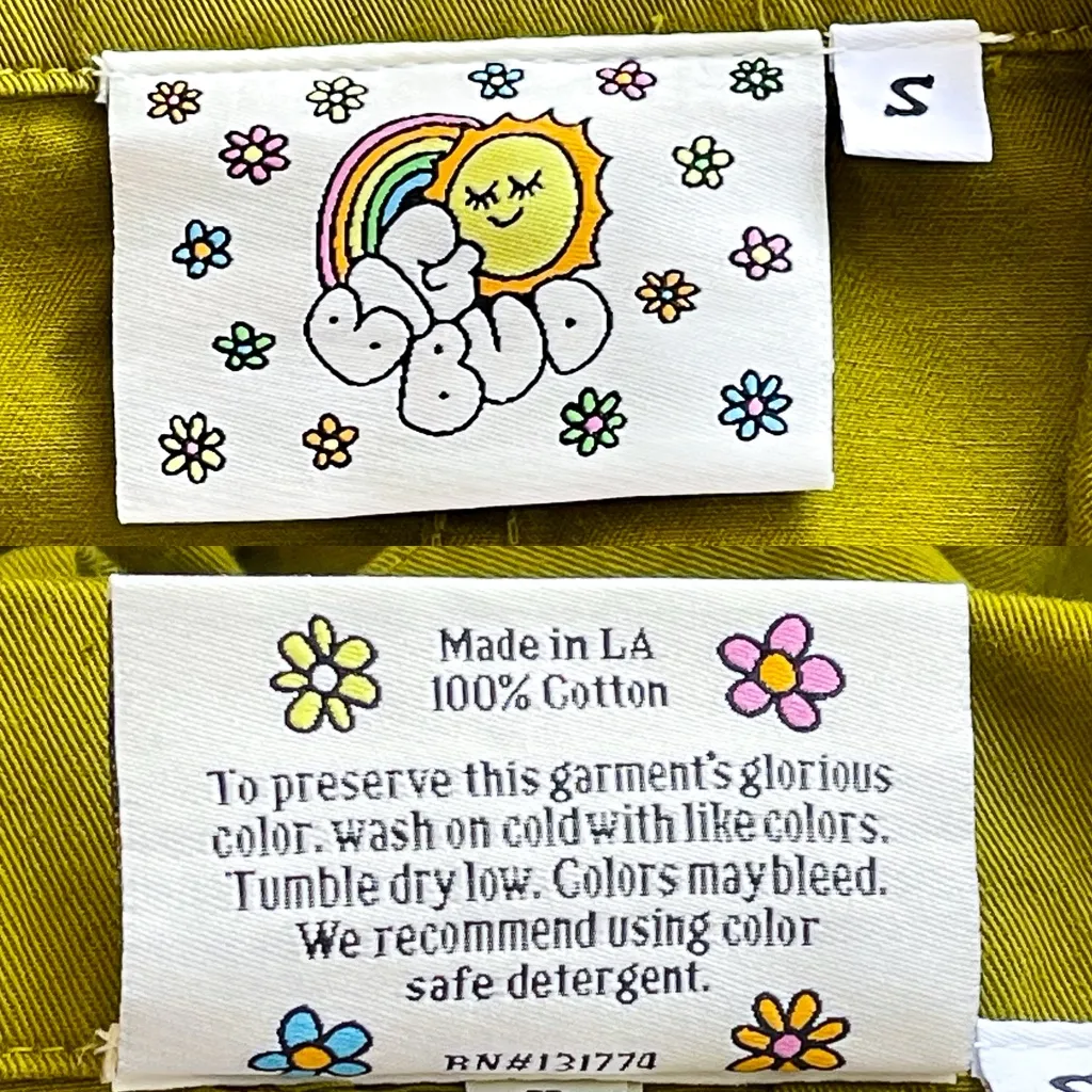 Big Bud Press Everyday Utility Jumpsuit Cotton Olive Green Small EUC - Image 8