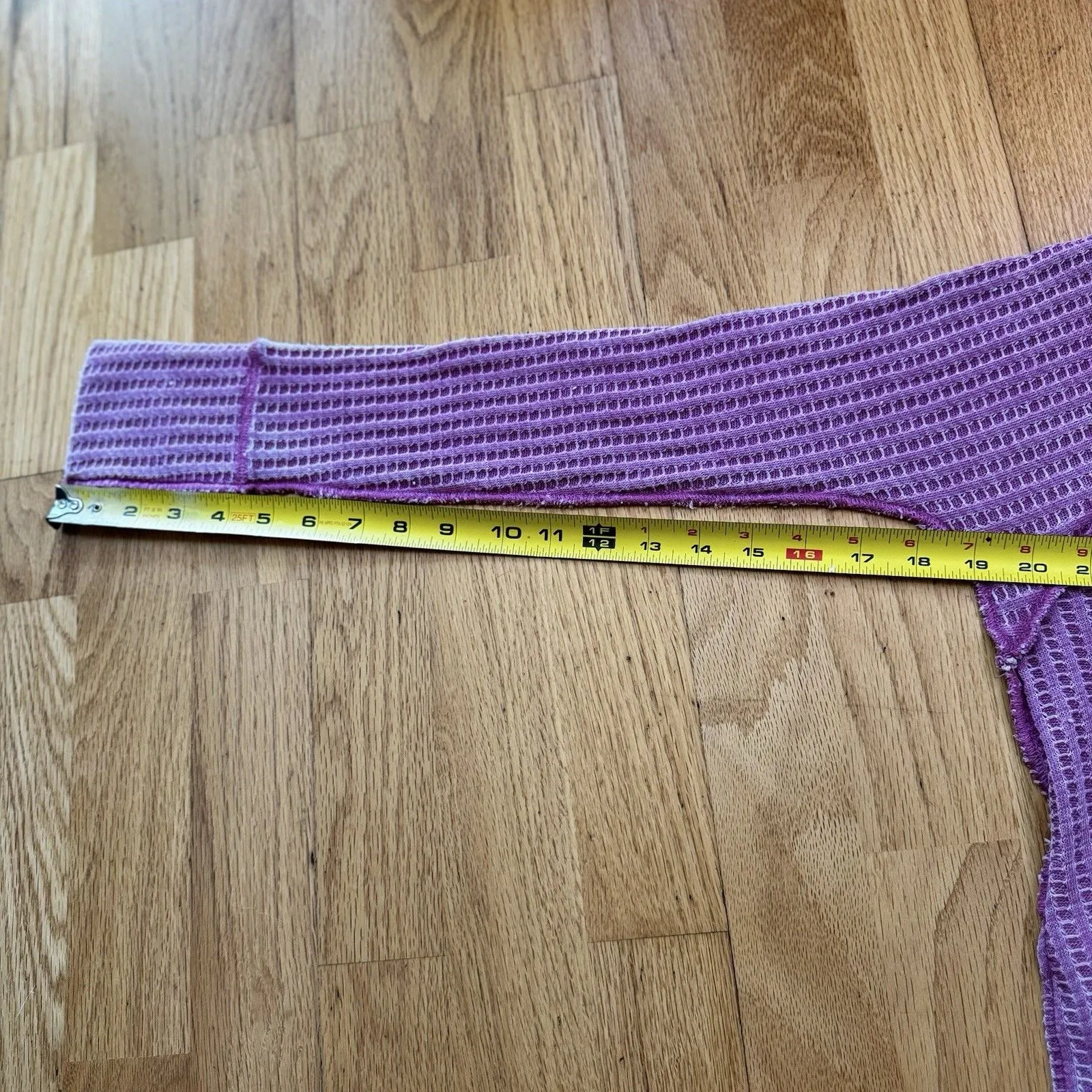 We The Free Free People Women’s Wildcat Thermal Top Wild Orchid Purple Size XS - Image 8