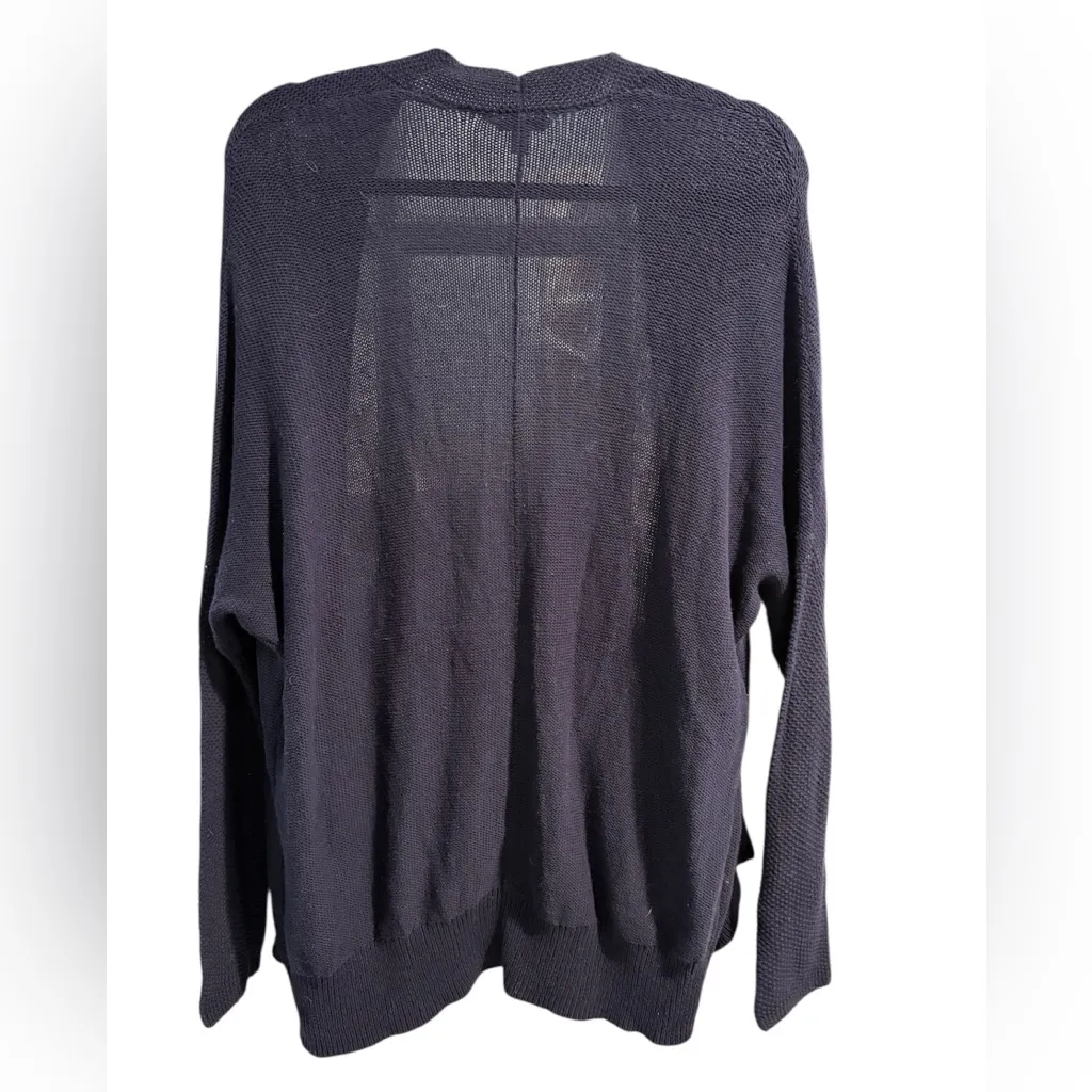 American Eagle Blue Crochet Knit Cardigan- Size XS/S - Image 2