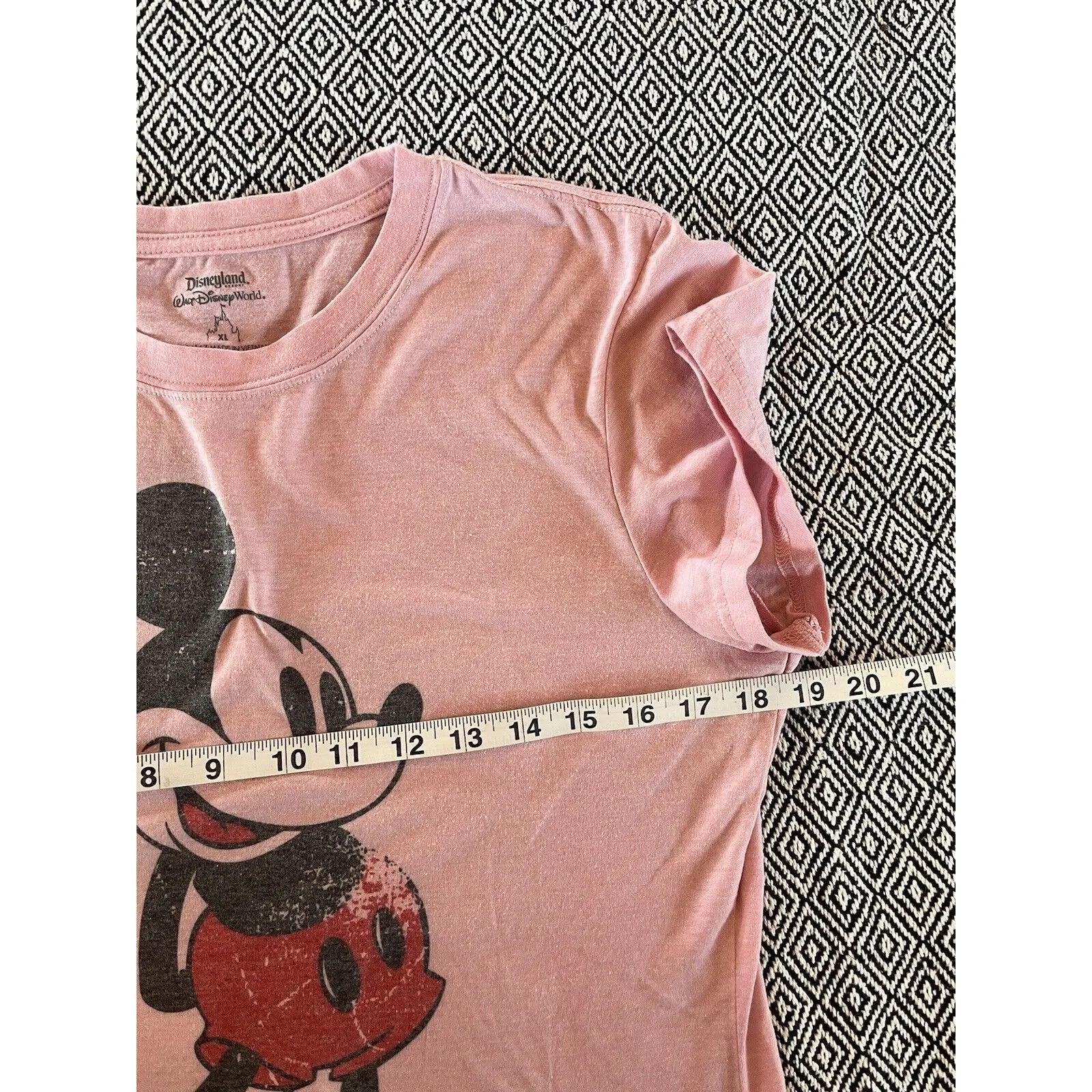 Disneyland Mickey Mouse  T-Shirt Size XL Pink - Image 2
