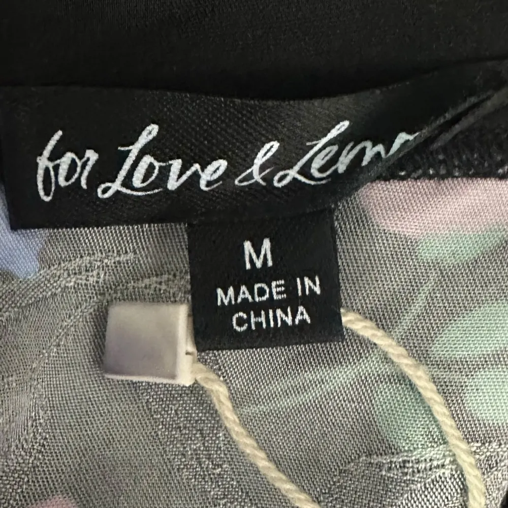 For Love And Lemons Lexy Long Sleeve Mini Dress Black Medium Ruffle Coquette NWT - Image 12