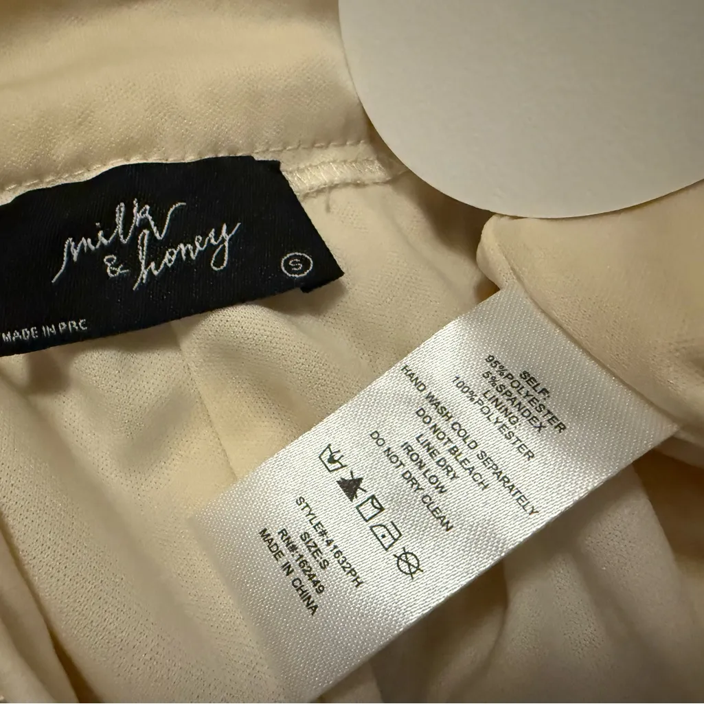 Sparkly sequined cargo pants size S - Image 14