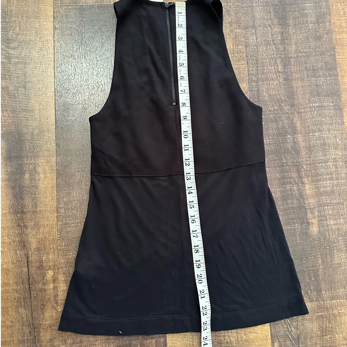 NWT Dion Lee Black Bonded Sculpted Tank Top Size 2 - Image 7