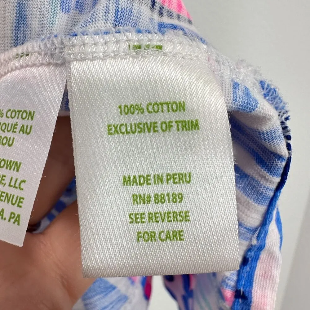 Lilly Pulitzer Red‎ Right Return Sailboat Kaia Knit Tunic Top XS Beachy Resort - Image 4