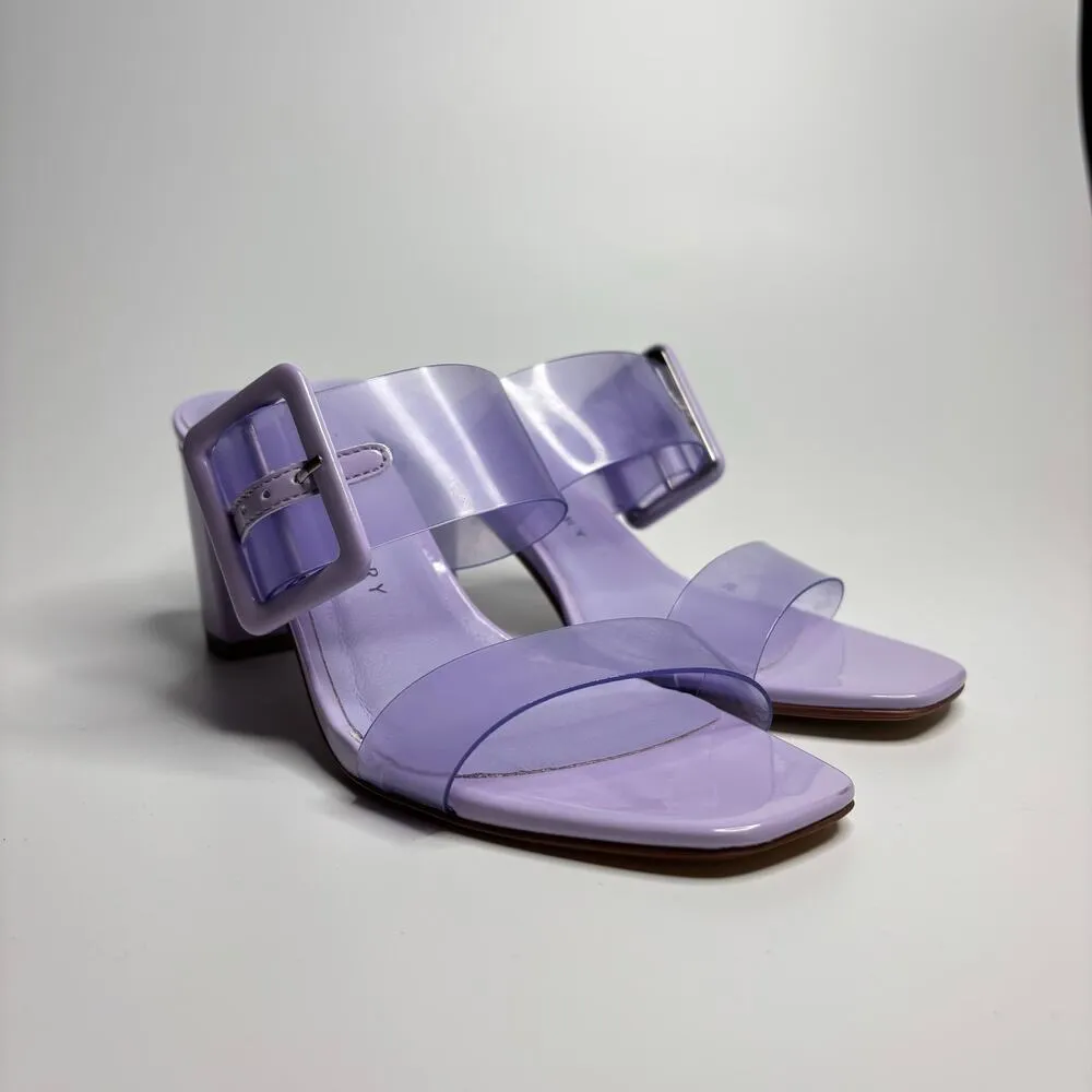 Chinese Laundry Yippee Jelly Strqp Heels in Lilac Vinyl - Image 4