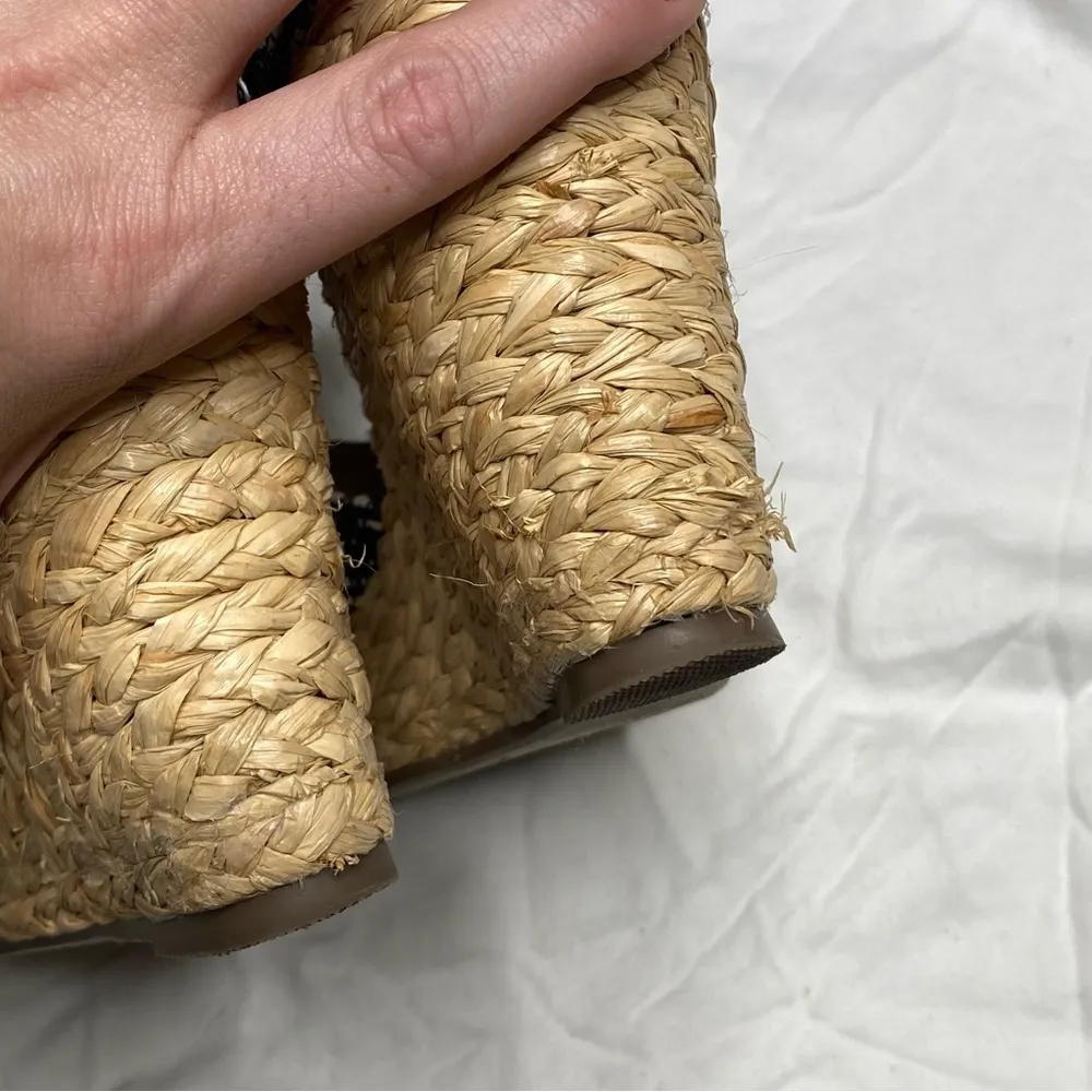 DV by Dolce Vita black and white espadrille wedges size 7.5 - Image 8