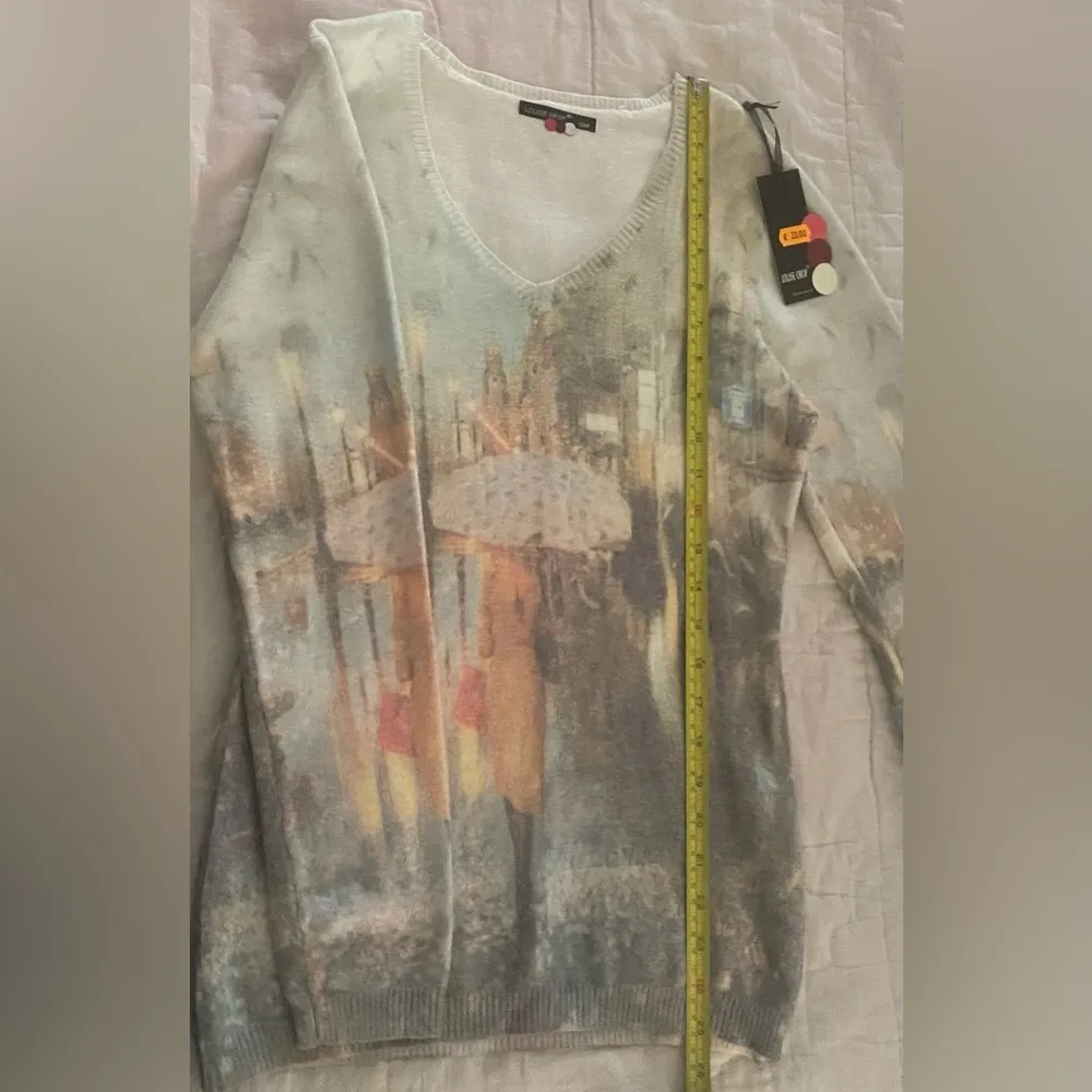 Louise Orop Angora Blend Comfy Soft Sweater Italian Made Women’s Size S/M NWT Size M - Image 6