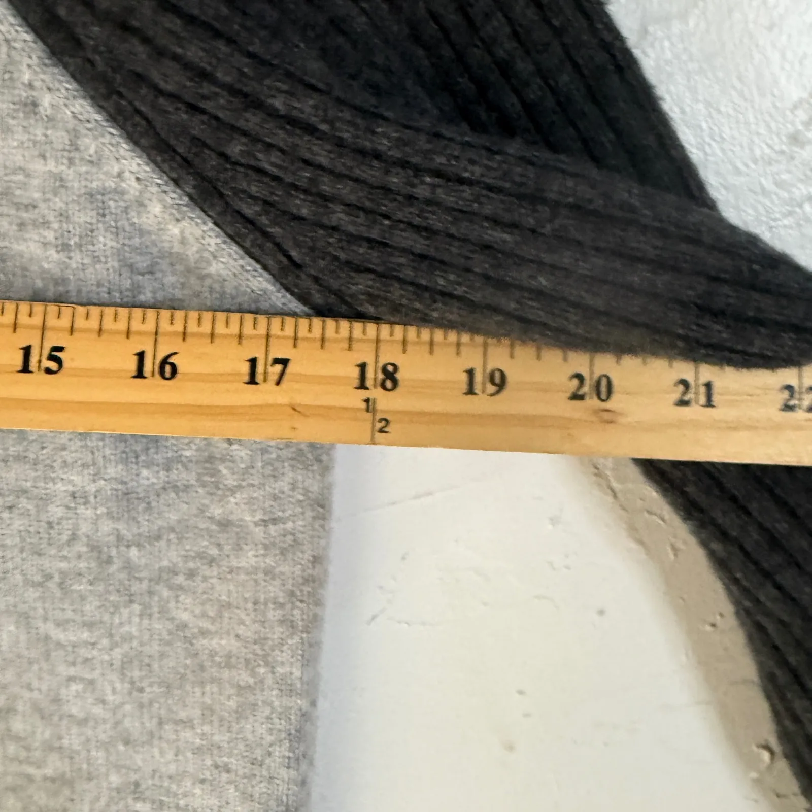 Pure Collection 100% Cashmere Gray Charcoal Raglan Turtleneck Sweater Women US 6 - Image 7