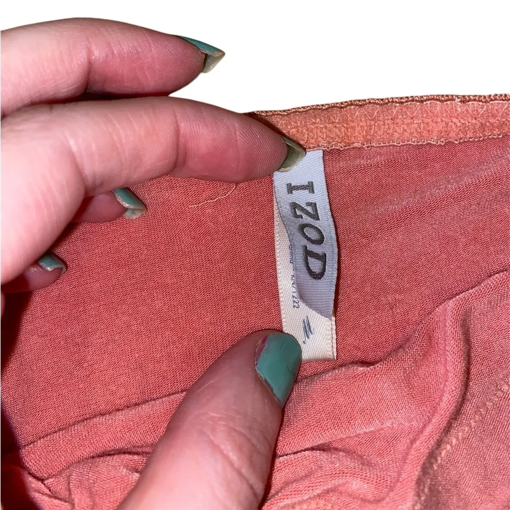 pink slip dress with lace and blue velour detail - Image 7