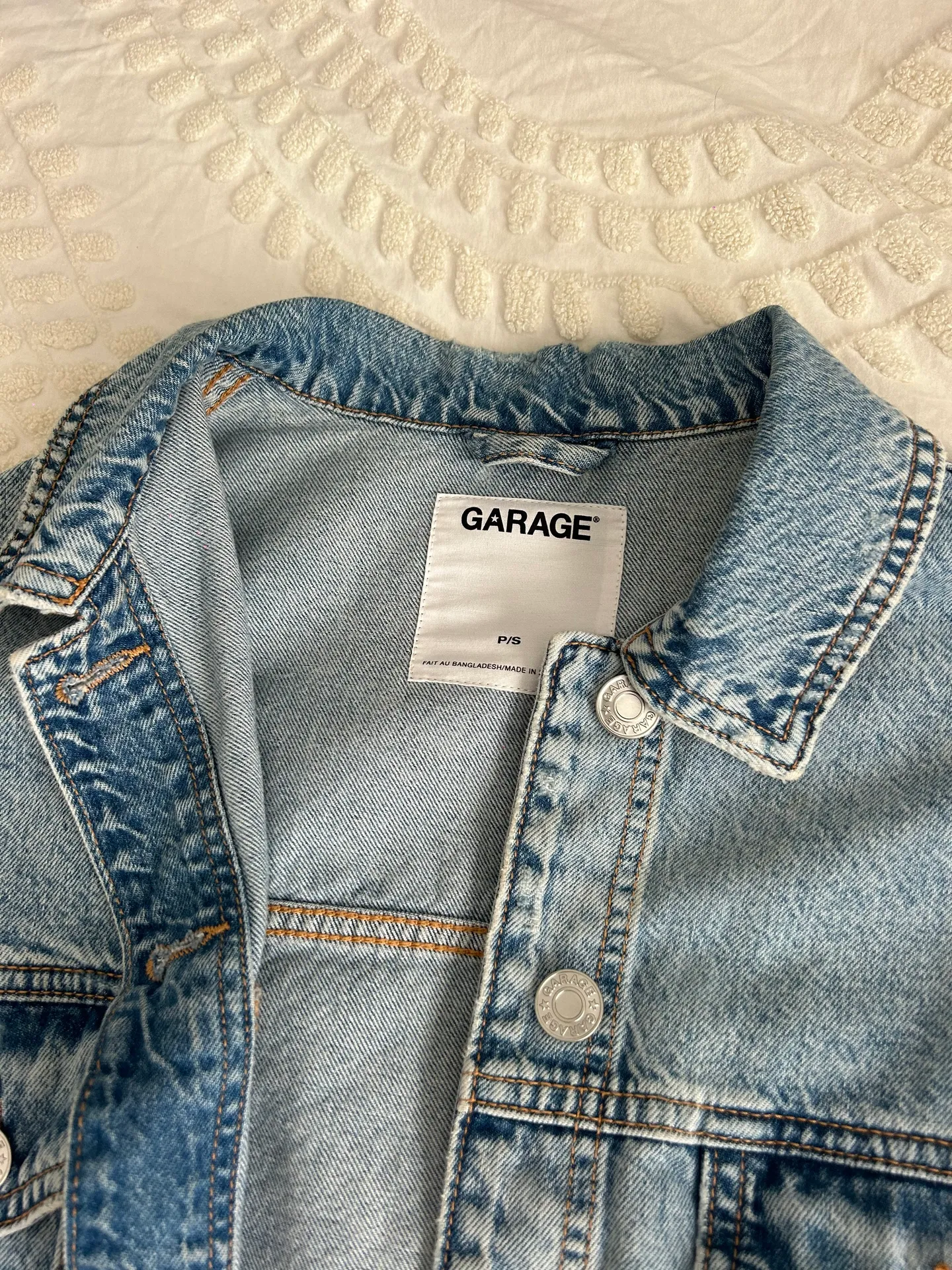 Cropped Denim Jacket XS - Image 2