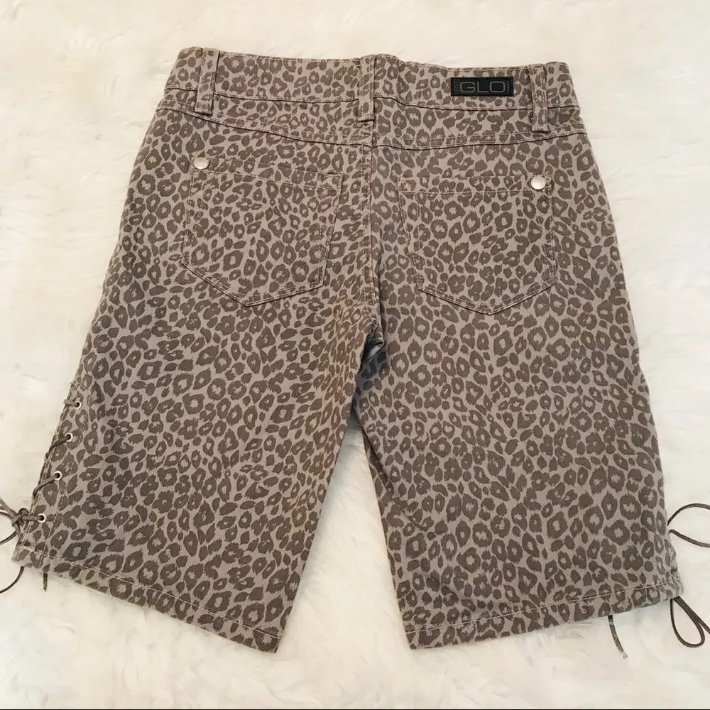 GLO cheetah print Bermuda shorts size 1 - Image 5