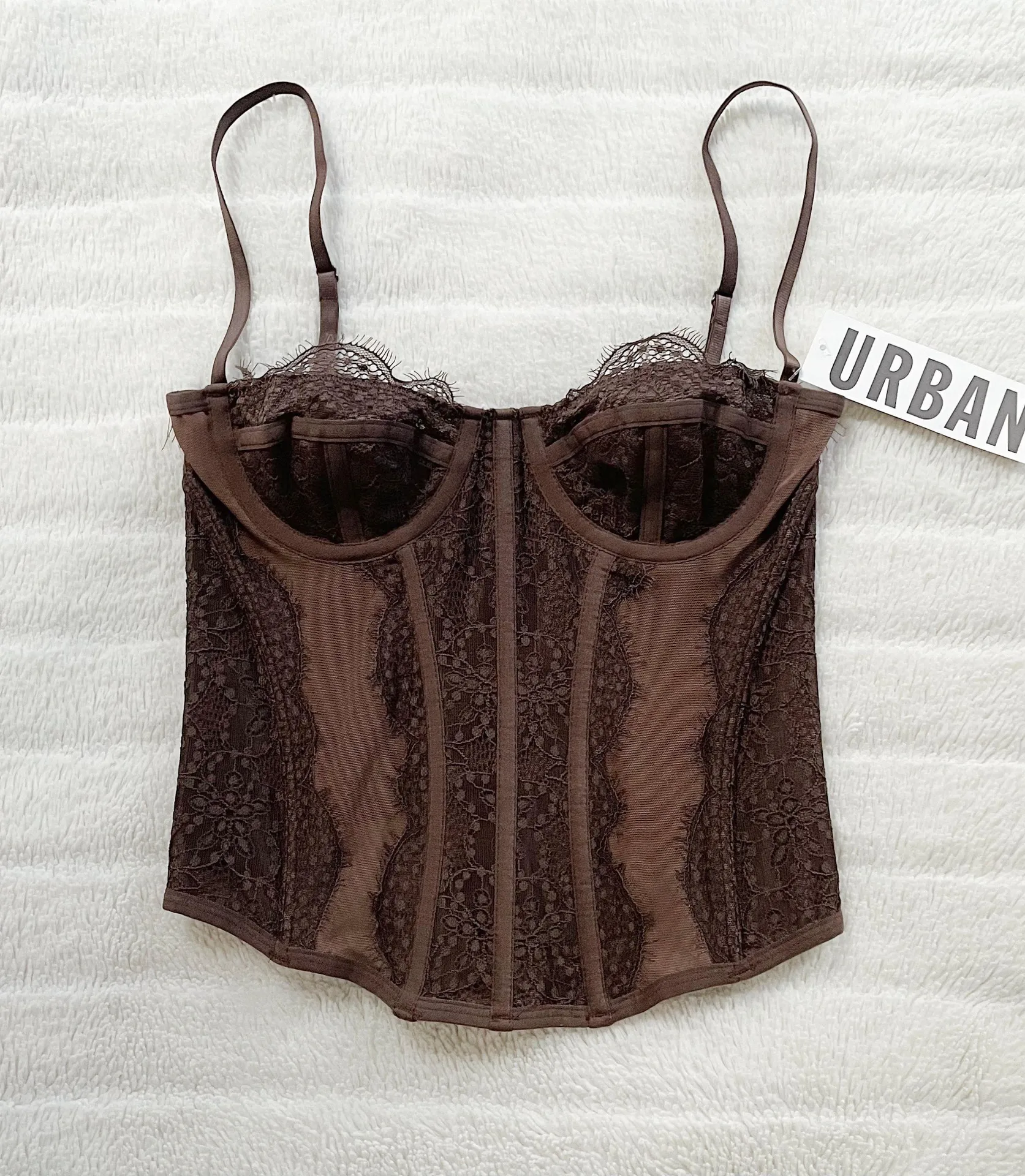 Out From Under Modern Love Corset in Brown - Image 3