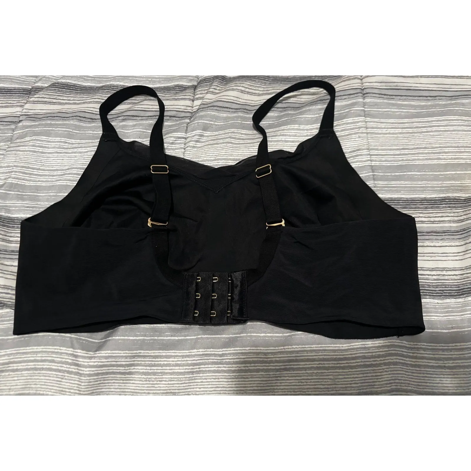 Third Love 24/7 Wireless Crossover Minimizer Bra Black Size 36 F - Image 5