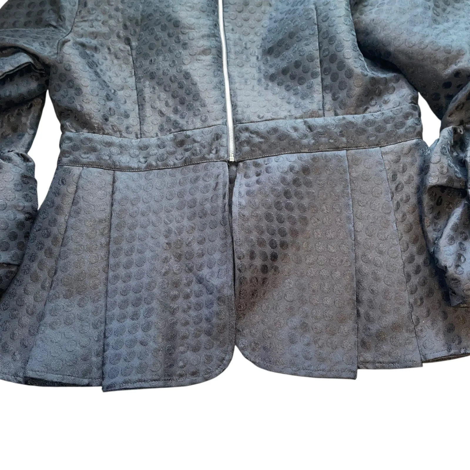 Ruffle Bell‎ Sleeve Peplum Top Party Cocktail Blouse Elegant Stylish 1X NWT Black - Image 9