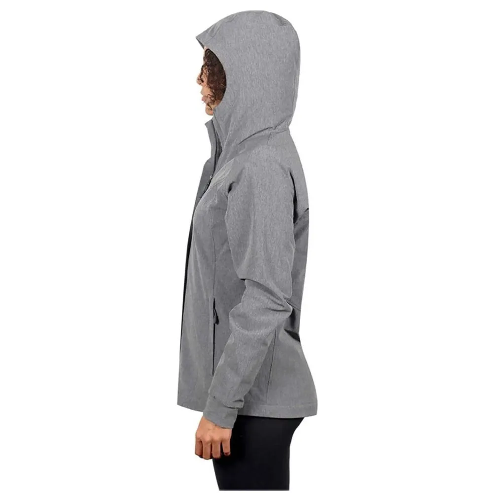 Fur Lined Soft-Shell Jacket Grey Heather, Kirkland Size XS New with Tag - Image 10