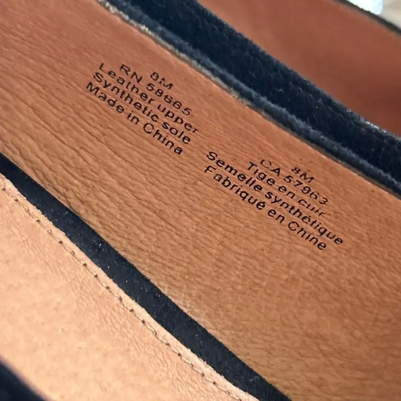 Halogen Nordstrom Black Leather High Vamp Ankle Strap Pointed Toe Heel - Image 2