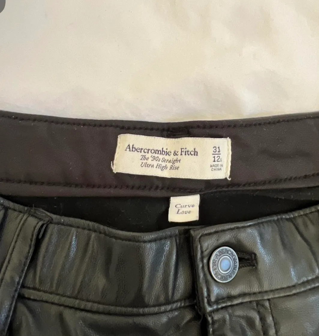 Abercrombie & Fitch Leather Pants - Image 2