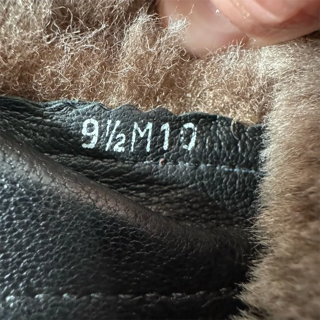 Trask Brenna Women's Brown Leather Shearling Lined Moto Boots 9.5M - Image 8