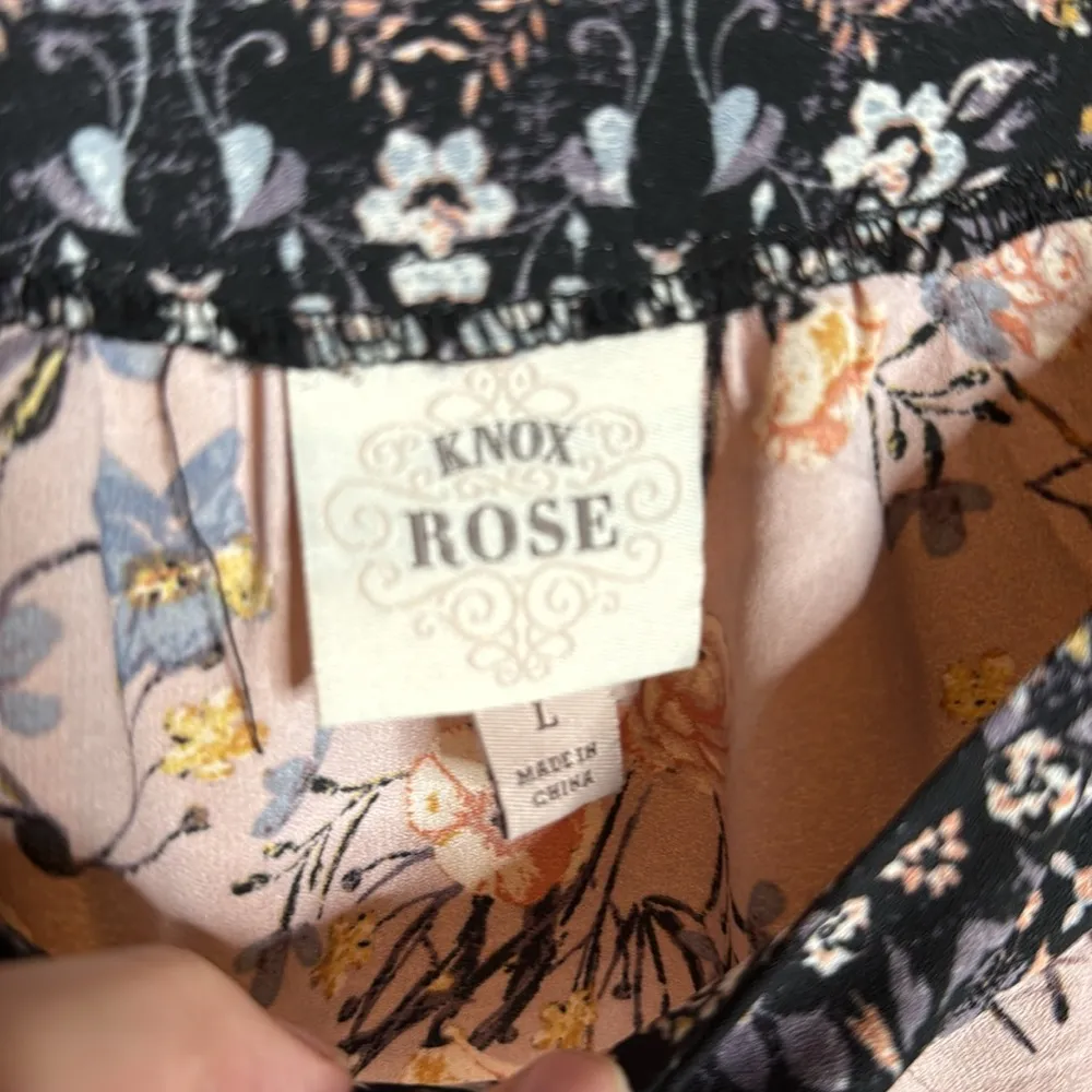 Knox Rose Floral Sleeveless Tank Top Size Large - Image 5