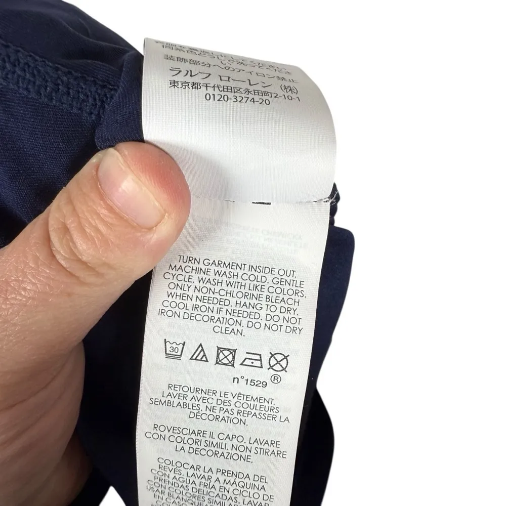 NWOT Ralph Lauren Golf Women's Multicolored Seersucker Skort Size L - Image 12