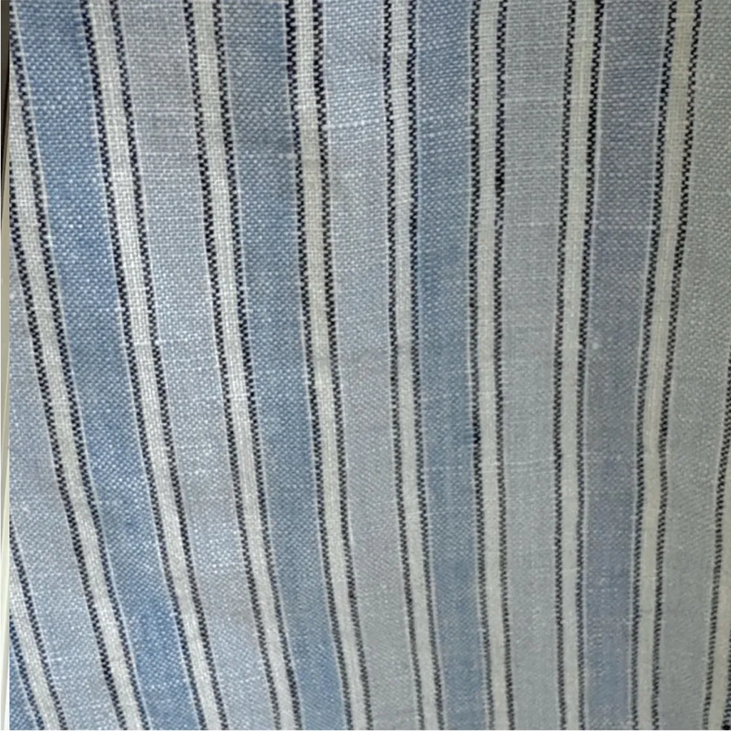 NWT J. Jill Love Linen 100% Linen Striped Roll Tab Sleeve Shirt Dress Petite XS Size undefined - Image 11