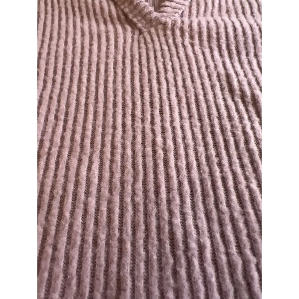 Wild Fable Ribbed Long Sleeve Cropped Kit Top Mauve Women’s S NWOT - Image 2