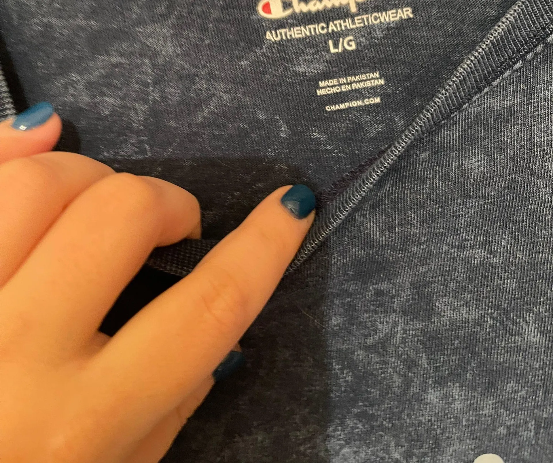 Champion Blue T-shirt - Image 2