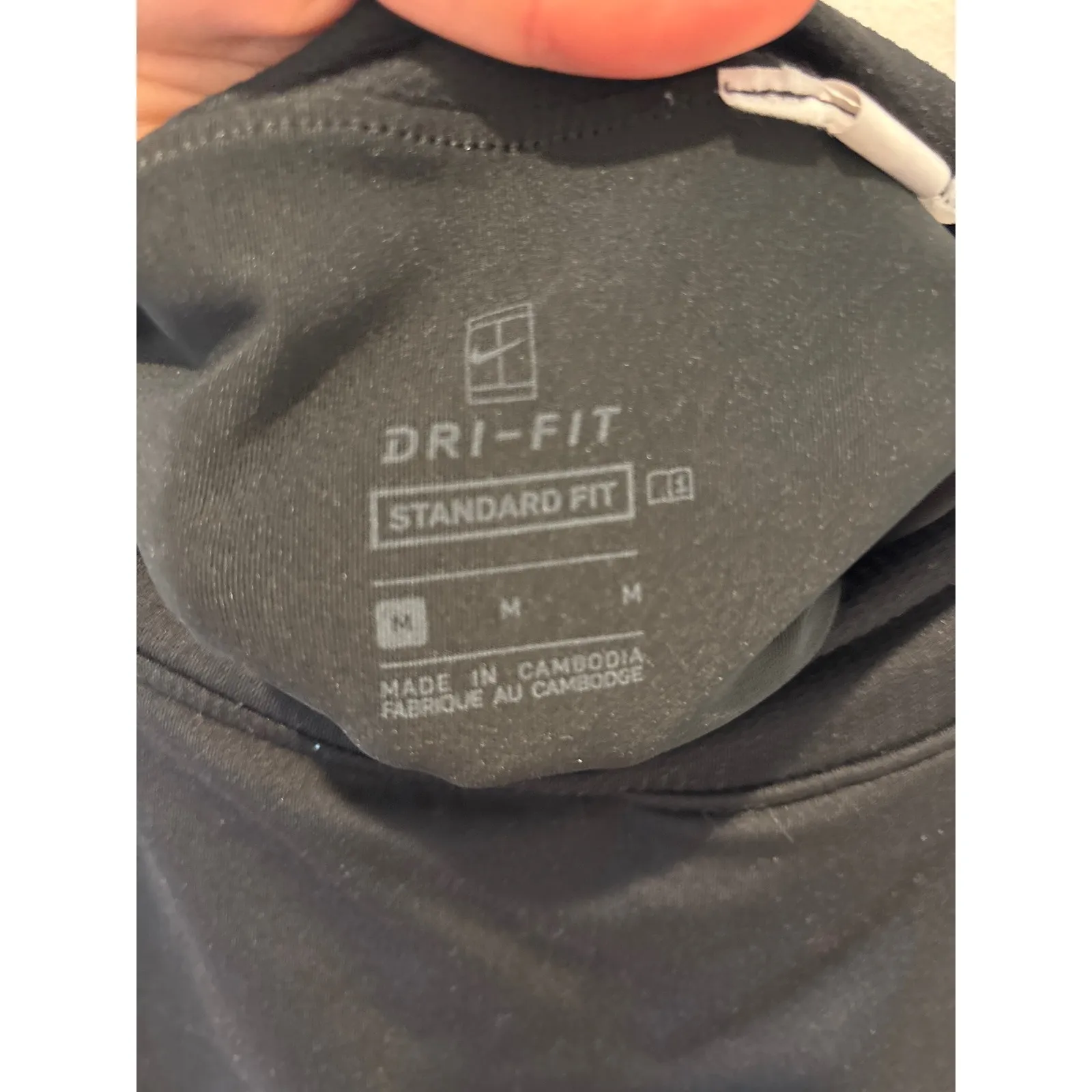 Nike Dri Fit Tennis Skirt Black Standard Fit Athletic Skort Size M - Image 3