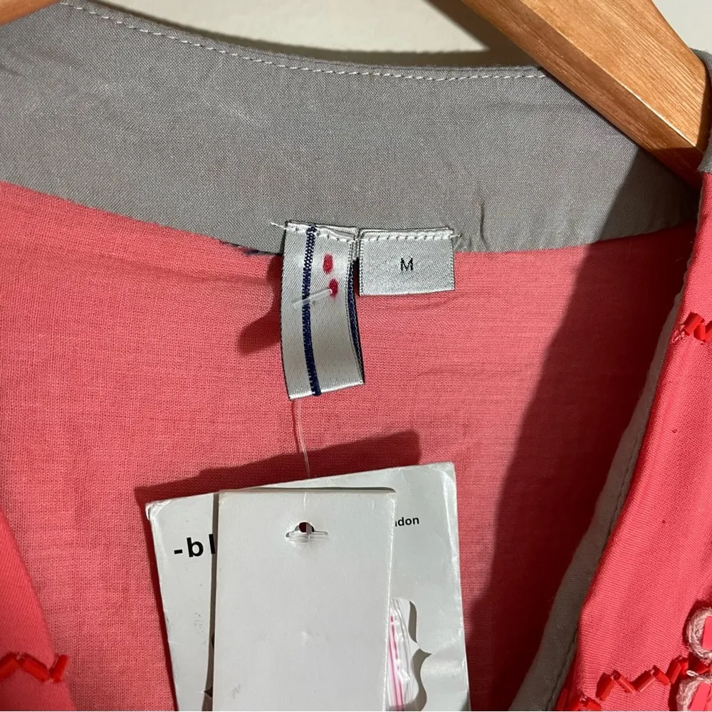 NWT Anthropologie Blank London Cinque Terre Embellished Blouse - Image 3