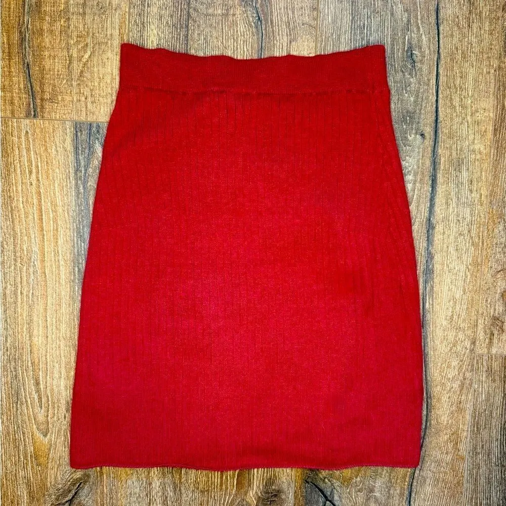 Free People Mod Wrap Skirt in Wine - Image 10