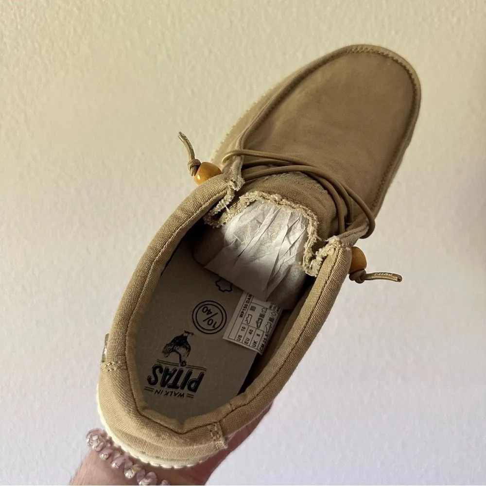 Walk In Pitas Dani Women Dune Beige Loafers Size 10 EU 40 Brown - Image 5