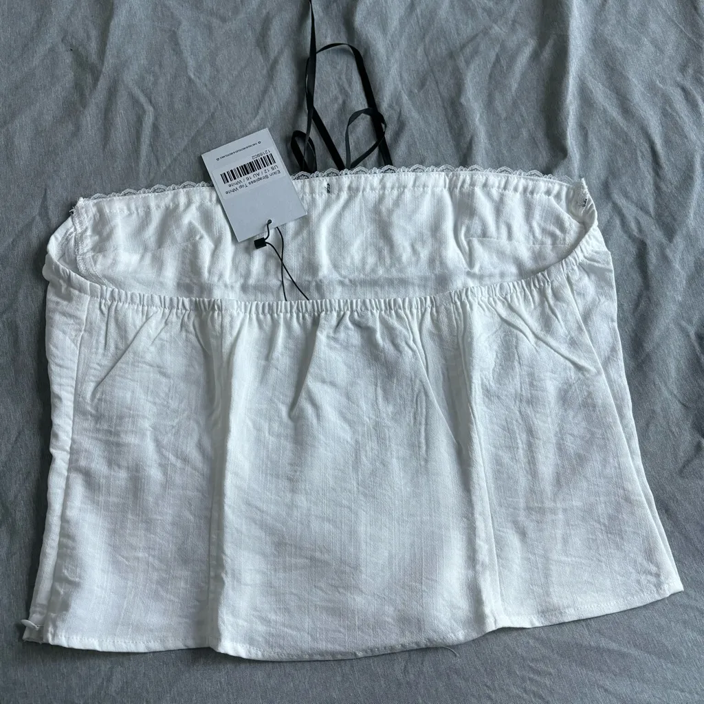 Princess Polly White Lace Trim Corset - Image 3