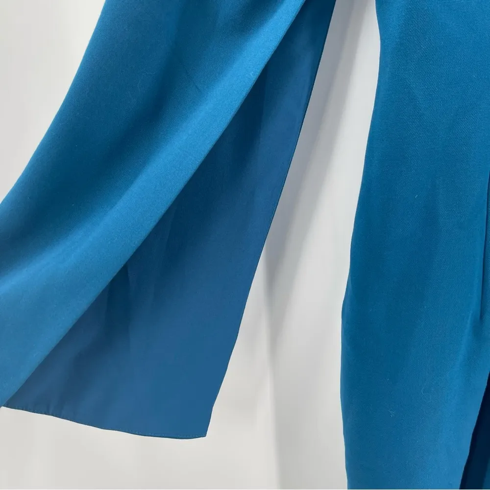 BLACK HALO EVE By LAUREL BERMAN Dress Size 6 Statement Sleeve Cutout La Rue Mini - Image 7