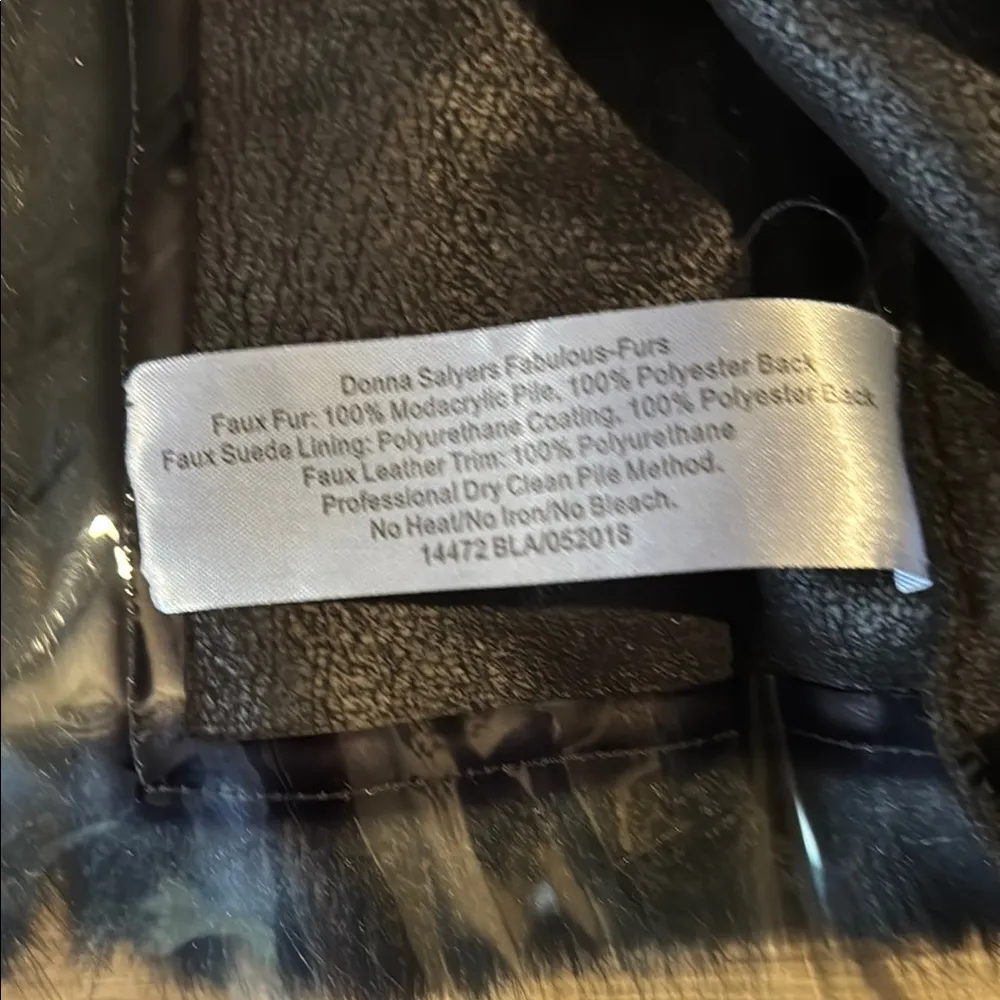 Fabulous Furs Black Teddy Jacket - Image 5