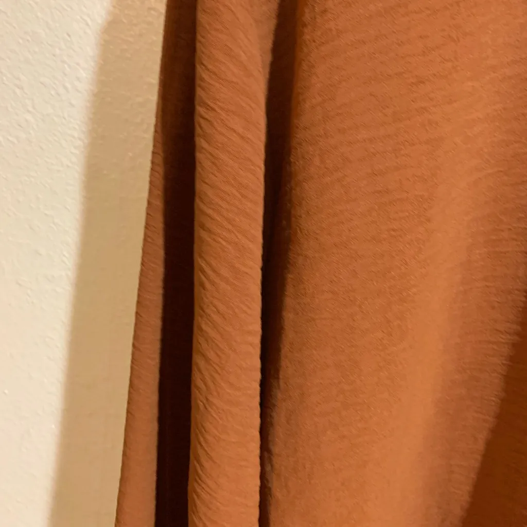 Source Unknown‎ Terracotta Long Sleeve Blouse - Image 3