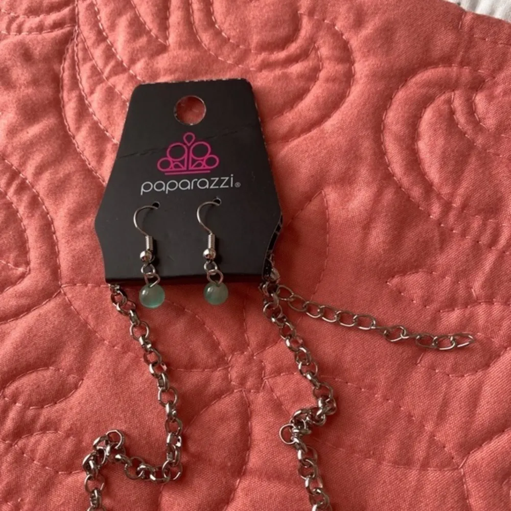 Fashion Flaunt Green - Cat's Eye Moonstone - Necklace & Earrin… - Image 4