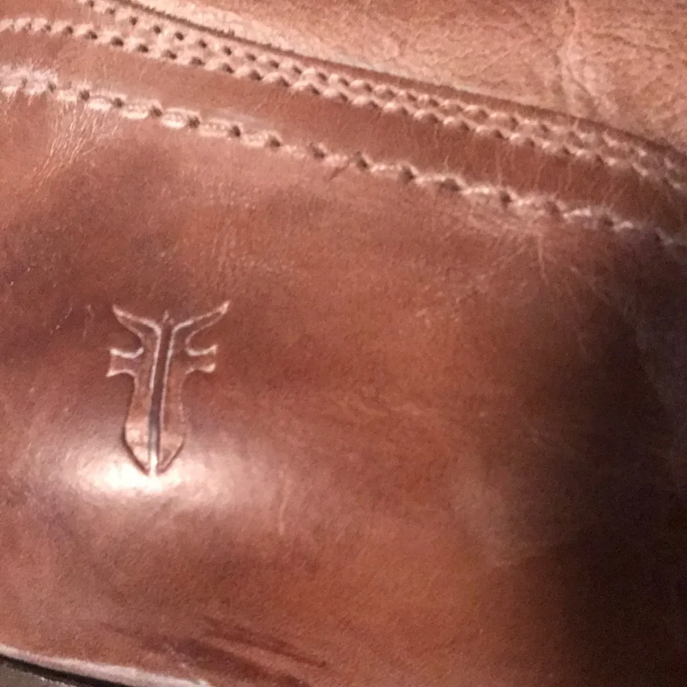 Frye light brown distressed over the knee boots - Image 3