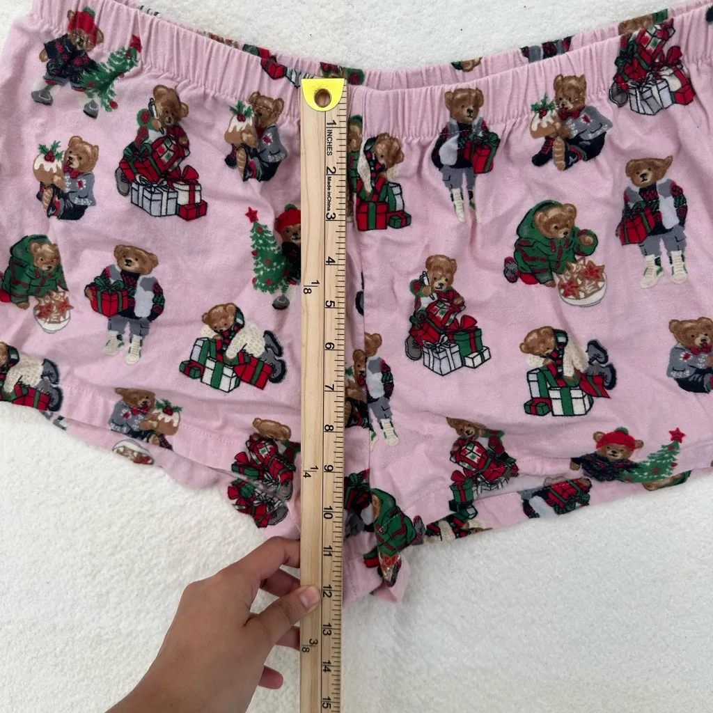 Forever 21 Holiday Teddy Bear Boxer/Sleep Shorts - Image 5