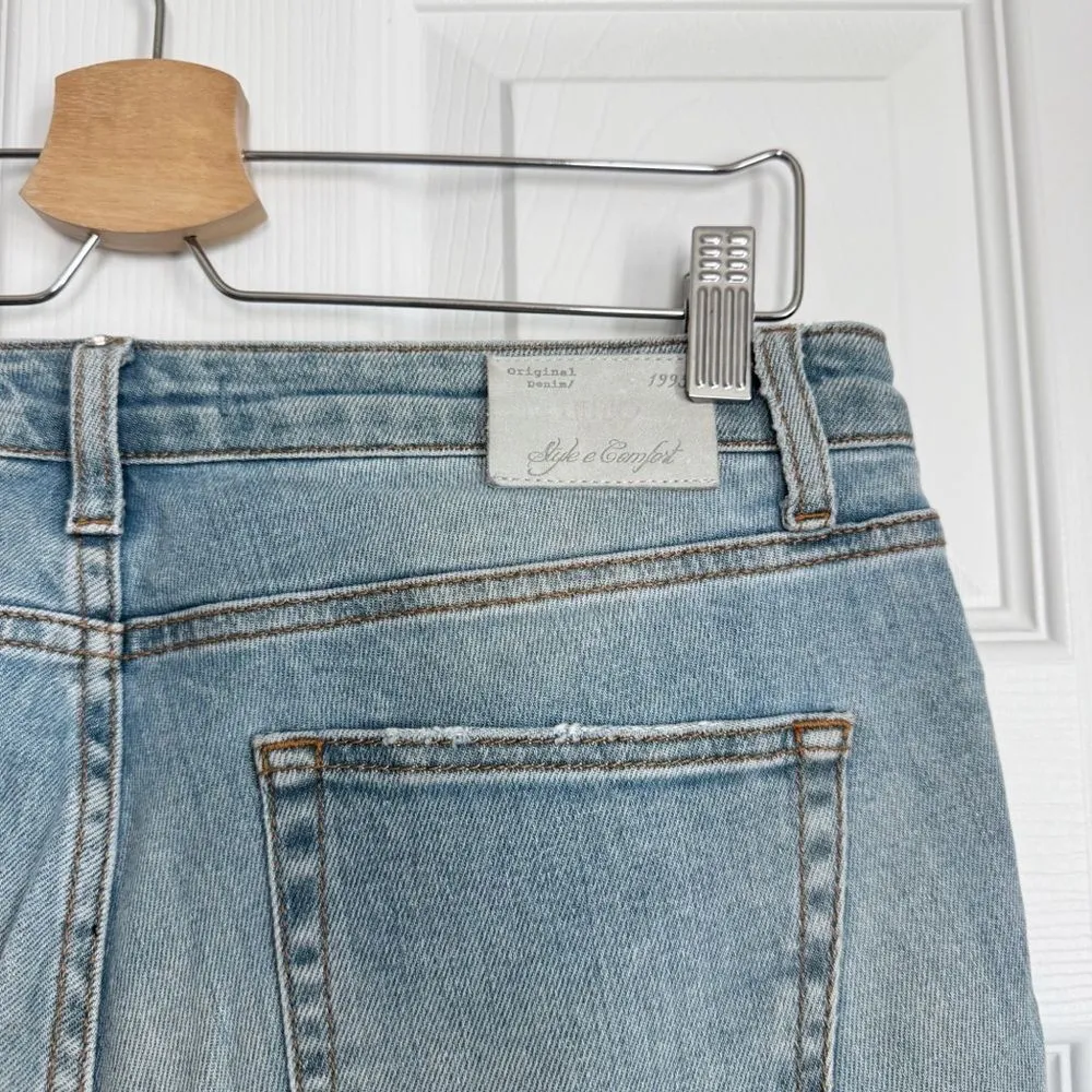 Liu Jo Relaxed Distressed Women's Jeans Size 28 Blue - Image 4