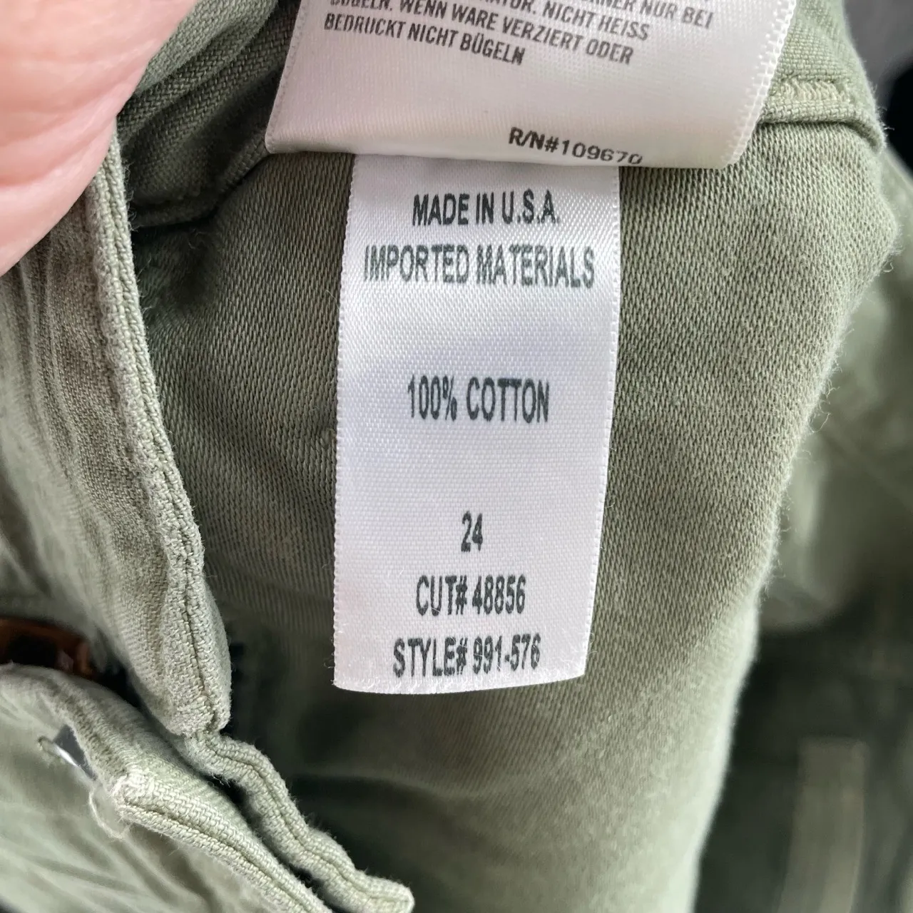 Citizens Of Humanity Women's‎ Frayed Hem Sateen Meghan Surplus Shorts Size 24 - Image 11