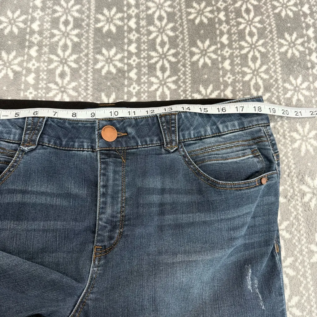 Stitch Fix Democracy "Ab"solution Cuffed‎ Indigo Ankle Skimmer Jean Size 16 - Image 8