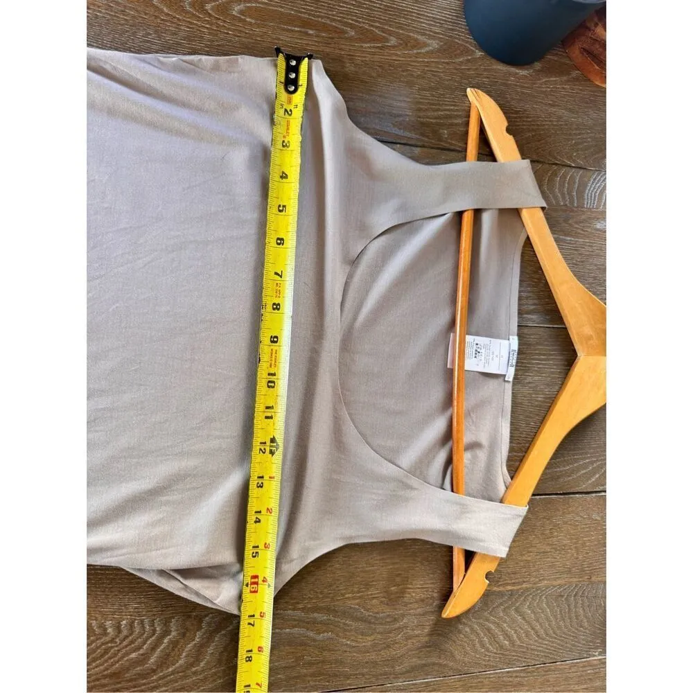 Wolford Seamless Tank Top In Taupe Size Medium Tan - Image 5