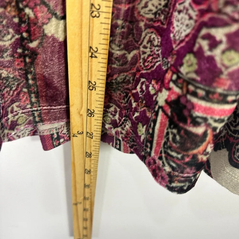 OneWorld Top Women‎ M Whimsigoth Boho Babydoll Tunic Y2K Cottagecore Indie - Image 4