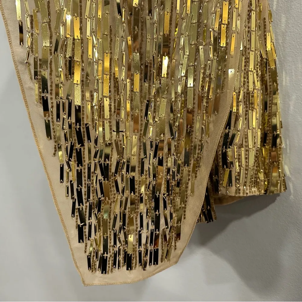 Mac Duggal 10036 Cape Sleeve Embellished Dress XS - Image 11