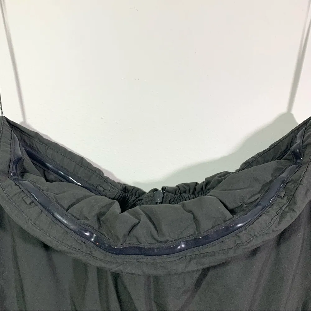 Zara Dark Gray Charcoal Strapless Long Dress - Image 5